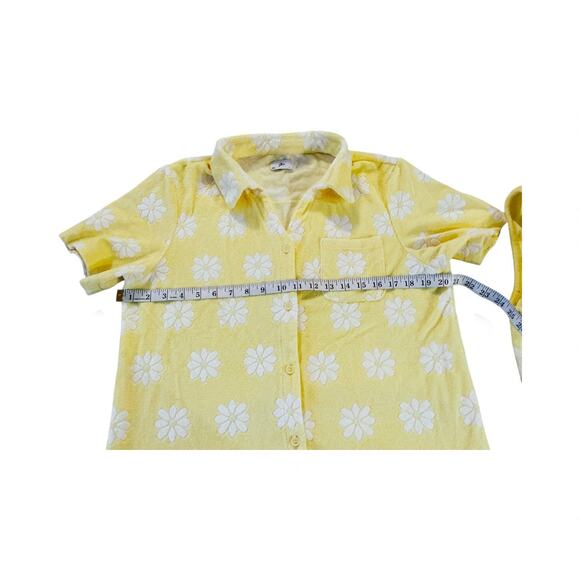 Yllw The Label Oops A Daisy terry cloth matching set - Picture 2 of 5